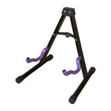 Maxbell Guitar Stand Bass Classic Banjo Guitar Stand for Multiple Guitars Bass Banjo purple handle