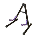 Maxbell Guitar Stand Bass Classic Banjo Guitar Stand for Multiple Guitars Bass Banjo purple handle