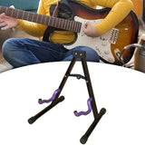 Maxbell Guitar Stand Bass Classic Banjo Guitar Stand for Multiple Guitars Bass Banjo purple handle