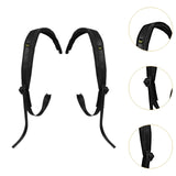 Maxbell Accordion Straps 1 Pair Comfort Playing Musical Instrument Accessories Thick black