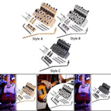 Maxbell Guitar Tremolo Bridge Maintenance Electric Guitar Replacement Tremolo System gold
