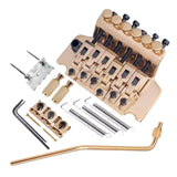 Maxbell Guitar Tremolo Bridge Maintenance Electric Guitar Replacement Tremolo System gold