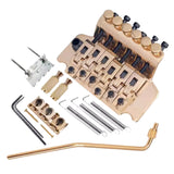 Maxbell Guitar Tremolo Bridge Maintenance Electric Guitar Replacement Tremolo System gold