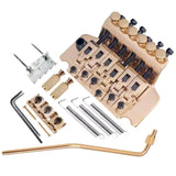 Maxbell Guitar Tremolo Bridge Maintenance Electric Guitar Replacement Tremolo System gold