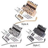 Maxbell Guitar Tremolo Bridge Maintenance Electric Guitar Replacement Tremolo System gold