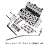 Maxbell Guitar Tremolo Bridge Maintenance Electric Guitar Replacement Tremolo System argent