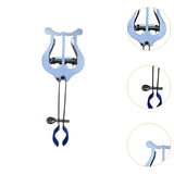Maxbell Trumpet Sheet Music Clip Metal Trumpet Lyre Sheet Music Holder for Beginners