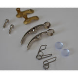 Maxbell Instrument Trumpet Water Key Set Small Fitting Trumpet for Repairing Trumpet