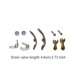 Maxbell Instrument Trumpet Water Key Set Small Fitting Trumpet for Repairing Trumpet