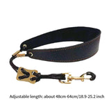Maxbell Saxophone Neck Strap Professional Soft Saxophone Strap for Soprano Tenor Sax Black