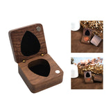 Wooden Guitar Pick Box Guitar Pick Organizer for Music Lovers Boyfriend Gift empty box