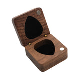 Wooden Guitar Pick Box Guitar Pick Organizer for Music Lovers Boyfriend Gift empty box