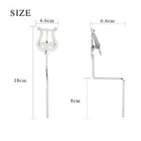 Maxbell Saxophone Sheet Music Clip Stand Instrument Holder Portable Music Sheet Clip