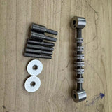 Maxbell Guitar Roller Saddle Bridge Instrument Accessories with Screws Guitar Bridge