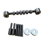 Maxbell Guitar Roller Saddle Bridge Instrument Accessories with Screws Guitar Bridge