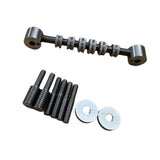 Maxbell Guitar Roller Saddle Bridge Instrument Accessories with Screws Guitar Bridge
