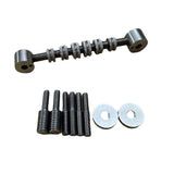 Maxbell Guitar Roller Saddle Bridge Instrument Accessories with Screws Guitar Bridge