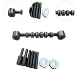 Maxbell Guitar Roller Saddle Bridge Instrument Accessories with Screws Guitar Bridge