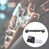Maxbell Guitar Roller Saddle Bridge Instrument Accessories with Screws Guitar Bridge