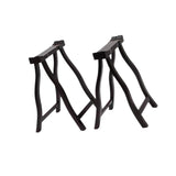Maxbell 2x Wood Guzheng Stand Instrument Accessory Chinese Musical Instruments Stand