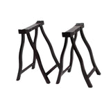 Maxbell 2x Wood Guzheng Stand Instrument Accessory Chinese Musical Instruments Stand