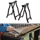 Maxbell 2x Wood Guzheng Stand Instrument Accessory Chinese Musical Instruments Stand