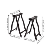 Maxbell 2x Wood Guzheng Stand Instrument Accessory Chinese Musical Instruments Stand