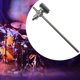 Maxbell Drum Hammer Head Practical for Electronic Drums Bass Drum Pedals Replacement argent