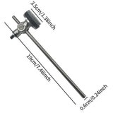 Maxbell Drum Hammer Head Practical for Electronic Drums Bass Drum Pedals Replacement argent