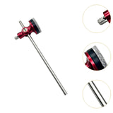 Maxbell Drum Hammer Head Practical for Electronic Drums Bass Drum Pedals Replacement red