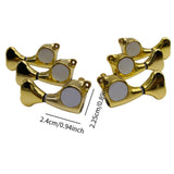 Maxbell 6x Guitar String Tuner Pegs Enclosed Tuner Head for Folk and Acoustic Guitar