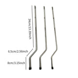 Maxbell 3 Pieces Drum Kit Support Legs Drum Feet Drum Set Accessory Tom Feetdrum Set