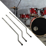 Maxbell 3 Pieces Drum Kit Support Legs Drum Feet Drum Set Accessory Tom Feetdrum Set