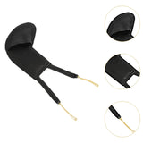 Maxbell Violin Shoulder Rest Practice Performance Comfortable Stage Violin Cheek Pad Black
