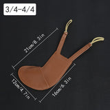 Maxbell Violin Shoulder Rest Practice Performance Comfortable Stage Violin Cheek Pad Khaki