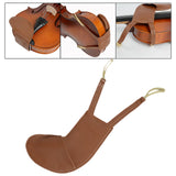 Maxbell Violin Shoulder Rest Practice Performance Comfortable Stage Violin Cheek Pad Khaki