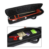 Maxbell Erhu Bag Gig Bag for Traditional National Instruments Erhu Stage Performance Black
