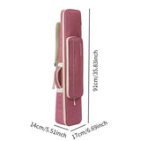 Maxbell Erhu Bag Gig Bag for Traditional National Instruments Erhu Stage Performance Red