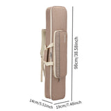 Maxbell Erhu Bag Adjustable Multifunctional Erhu Carry Case Bag for Erhu Show Travel Khaki