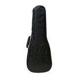 Maxbell Ukulele Bag Portable Storage Pocket for Concert Tuning Clips Music Textbooks black 65cmx24cmx6cm