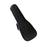 Maxbell Ukulele Bag Portable Storage Pocket for Concert Tuning Clips Music Textbooks black 65cmx24cmx6cm