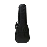 Maxbell Ukulele Bag Portable Storage Pocket for Concert Tuning Clips Music Textbooks black 71cmx28cmx6cm