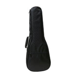 Maxbell Ukulele Bag Portable Storage Pocket for Concert Tuning Clips Music Textbooks black 71cmx28cmx6cm