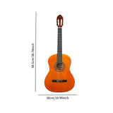 Maxbell 39" Beginner Classical Guitar Guitar Accessories for Students Beginners Kids Orange