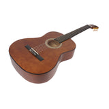 Maxbell 39" Beginner Classical Guitar Guitar Accessories for Students Beginners Kids Wood color