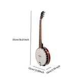 Maxbell Banjo Musical Instrument Stringed Musical Instrument for Stage Show Practice