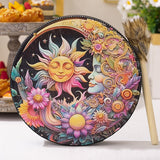 Maxbell Shaman Drum Handmade Meditation Decorative with Drum Stick Music Lovers Gift sun goddess
