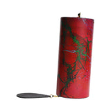 Maxbell Cord Wind Chime Simple Minimalist Home Decor for Relaxation Backyard Outdoor Red
