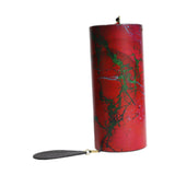 Maxbell Cord Wind Chime Simple Minimalist Home Decor for Relaxation Backyard Outdoor Red