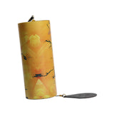 Maxbell Cord Wind Chime Simple Minimalist Home Decor for Relaxation Backyard Outdoor Yellow